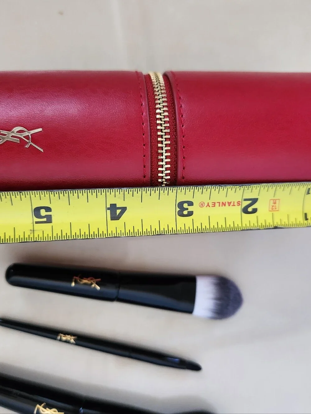 YSL Beauty Red Cosmetic Accesories Case
